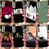 MTB Mountain Bike Cycling Bicycle Soft Case For Samsung Galaxy S23 S22 S21 Ultra Note 20 Note 10 S8 S9 S10 Plus S20 FE Cover