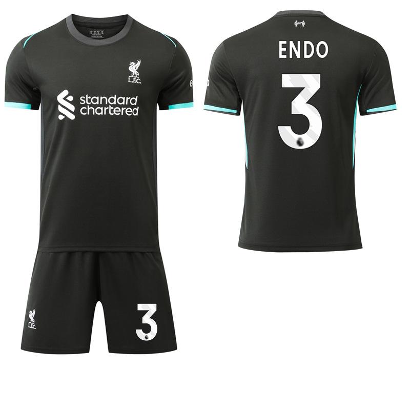 

2024-25 Ливерпуль выездная футболка №11 Салах №4 Ван Дейк №7 Вирц Футбольные футболки XXL