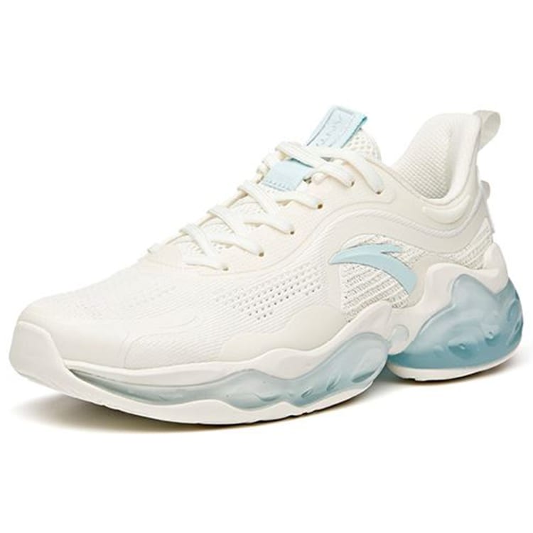 Anta A Jelly A JELLY Slip Resistant Abrasion Resistant Low Top Running Shoes Women's Blue White 122035501-1
