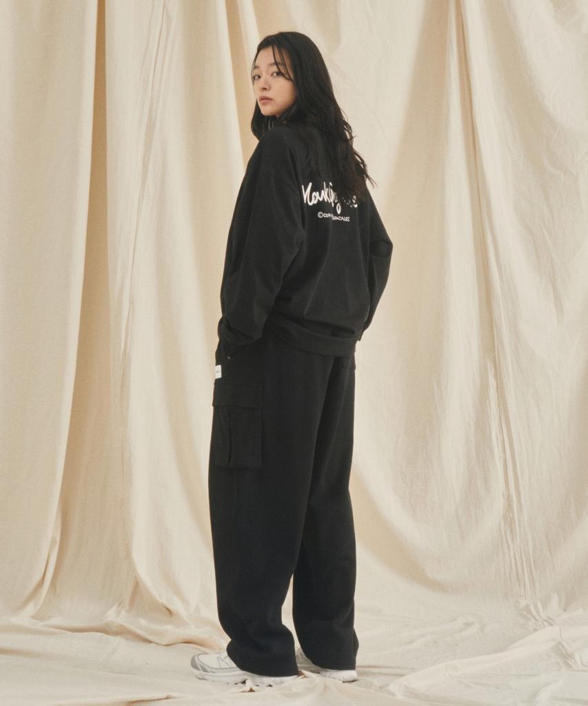 MARK GONZALES Angel Wappen Long Sleeve T-Shirt - Black