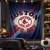 Wall Hanging Tapestry Boston Red Sox Print Cloth for Living Room Bedroom Home Decor