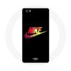 Case for Huawei P8 Lite Nike Logo Black Background Color