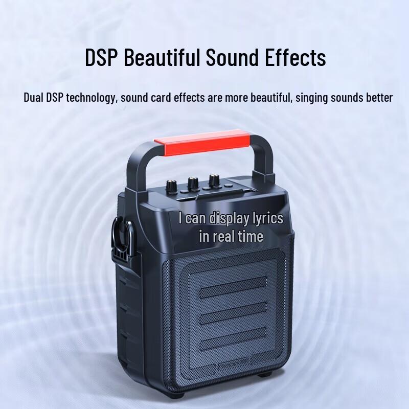 

NEWMINE K22 Portable Bluetooth Speaker with Lyric Display