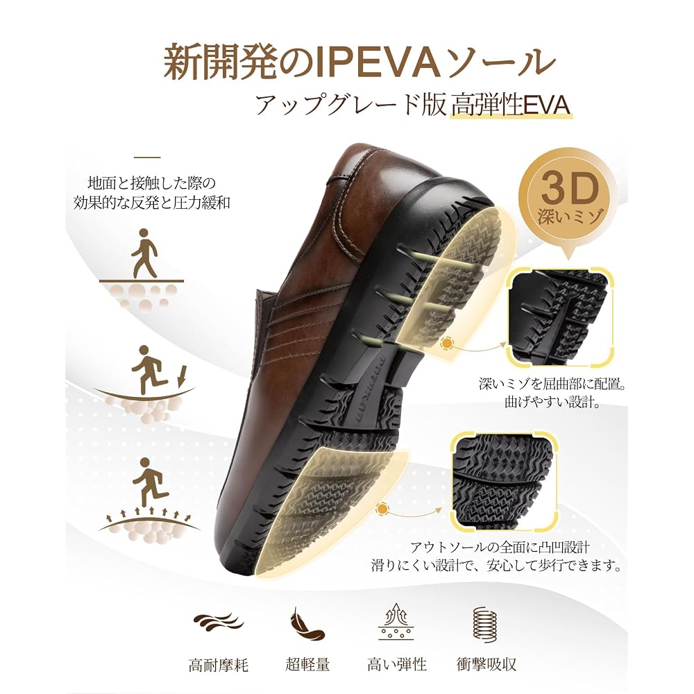 Poerkan Loafers & Slip-ons: Comfortable Business Shoes for Men, Sneakers, Leather Shoes, Easy to
