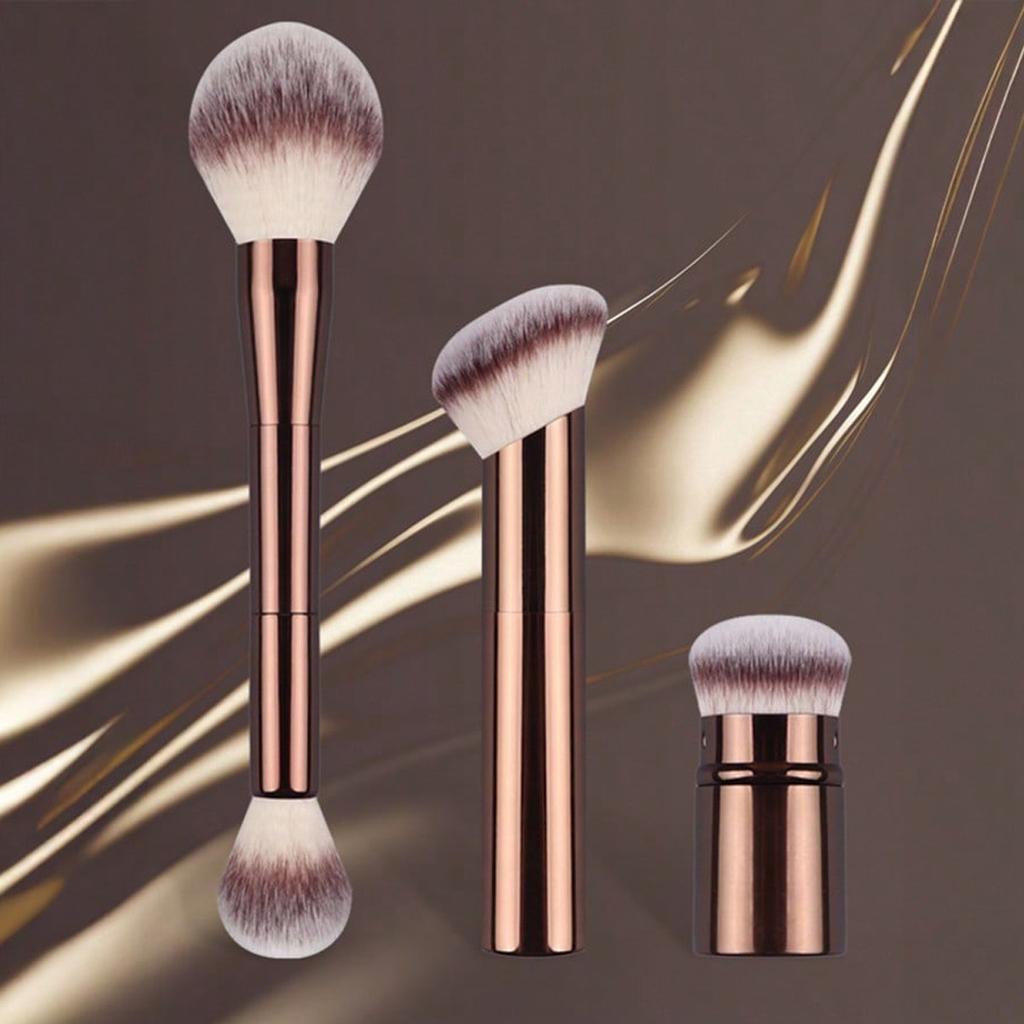 New Double-Ended 7-Piece Makeup Brush Set Professional Makeup Tools Loose Powder Brush Blush Brush Complete Makeup Brush Set