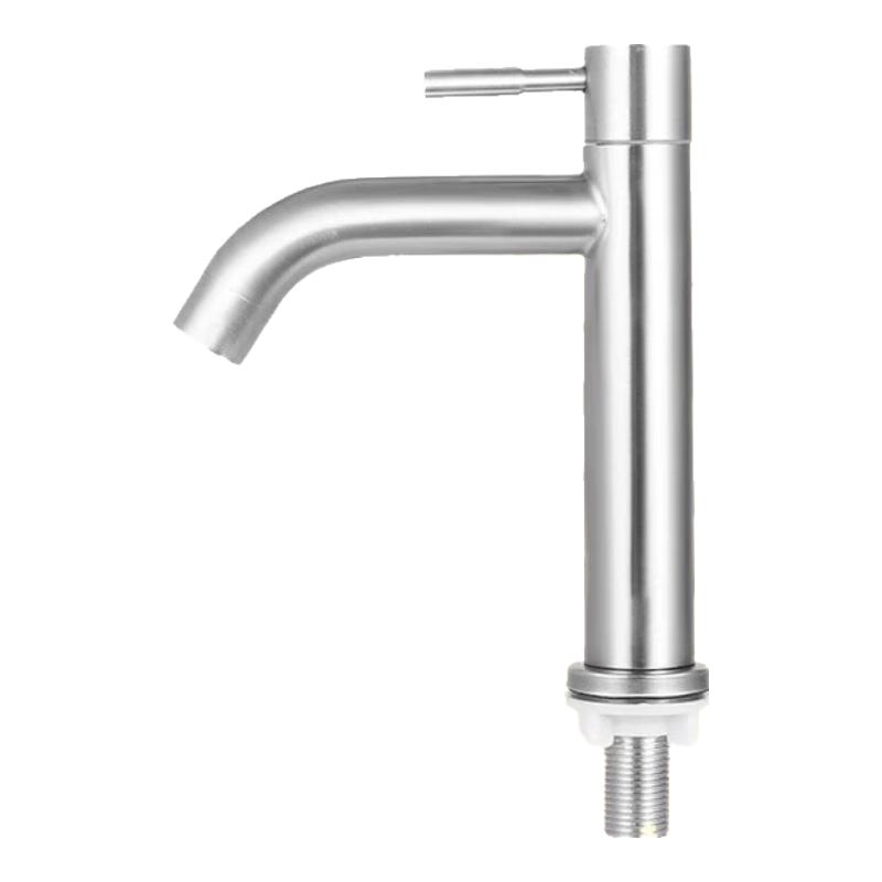 Stainless Steel Single-Cold Basin Faucet