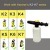 1 PC Black and Yellow Thick handle Foam Cannon 1000 ML Transparent Bottle Snow Foam Lance Washer kit, Pressure Car Washer Access