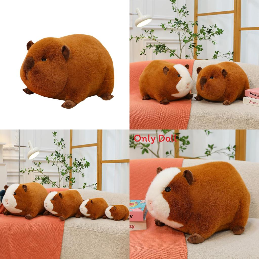 Süßes Cartoon Braunes Pose Holländisches Schwein Plüschtier Puppe Für Kinder Kinder Geschenk