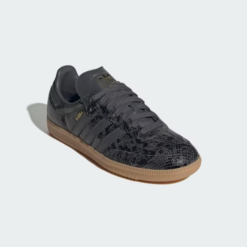 JQ3532 adidas Originals Samba OG Snakeskin Core Black Grey Six Gum (Men s) 10