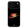 Case For iPhone 17 Pro Max Nike Colorful Logo Black Front Maniacase