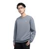 Li Ning Série Lifestyle Sport FW23 Pull-over de Course Molletonné Couleur Unie Logo Homme Sweat-shirt Gris AWDTD83-5
