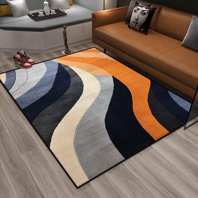 New Trend Geometric Pattern Area Rugs For Living Room Decor Home 3D Printed Carpets Luxury Bedroom Non-Slip Floor Mat Lounge Rug