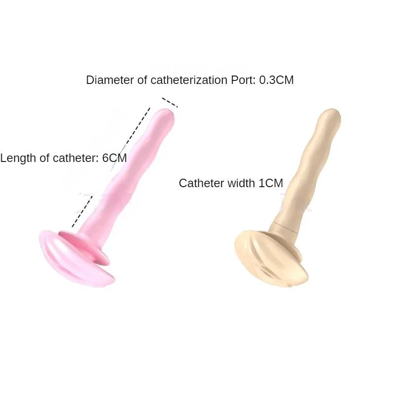 Cușcă de castitate Cușcă penis Blocare Tijă de sunaj moale pentru ochi de cal Tub Universal Silicon Dop uretral Accesorii Pentru Jucării Sexuale Adulți