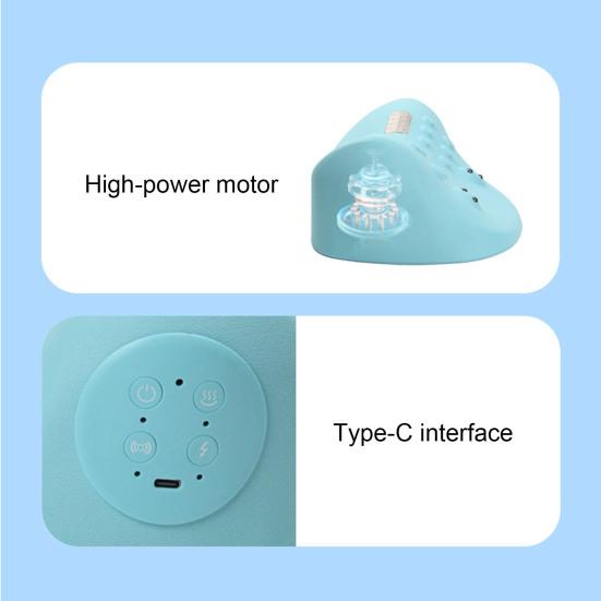 Electric Neck Massager Pillow with Heating Vibration Muscle Tension Neck Shoulder Pain Relief Relaxer Pillow Ergonomic Heated Cervical Stretcher