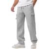 Men's Relaxed-Fit Casual Sweatpants With Stretch Waistband And Drawstring