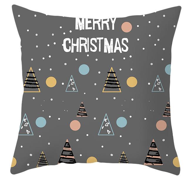 New Christmas Pillowcase Small Fresh Christmas Tree Home Cushion Cover