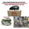 Royal Enfield "Battle Green Petrol Fuel Gas Tank" For Classic 500cc