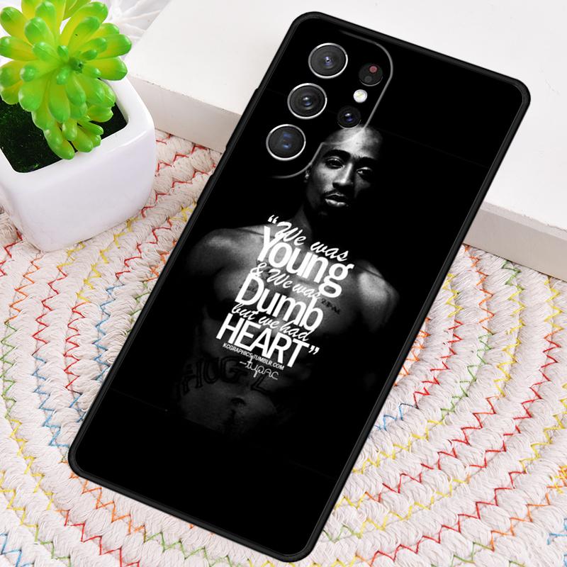 Rapper 2pac Sänger Tupac Handyhülle Für Samsung Galaxy note 10 pro S26 S25 S24 S23 S22 Ultra Plus S21 FE S20 Stoßfeste Hülle