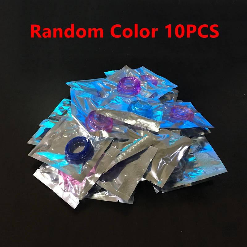 5/10Pcs Silicone Durable Penis Ring Adult Men Ejaculation Delay Cock Rubber Rings Penis Enlargement Sex Toys For Male Sex Ring