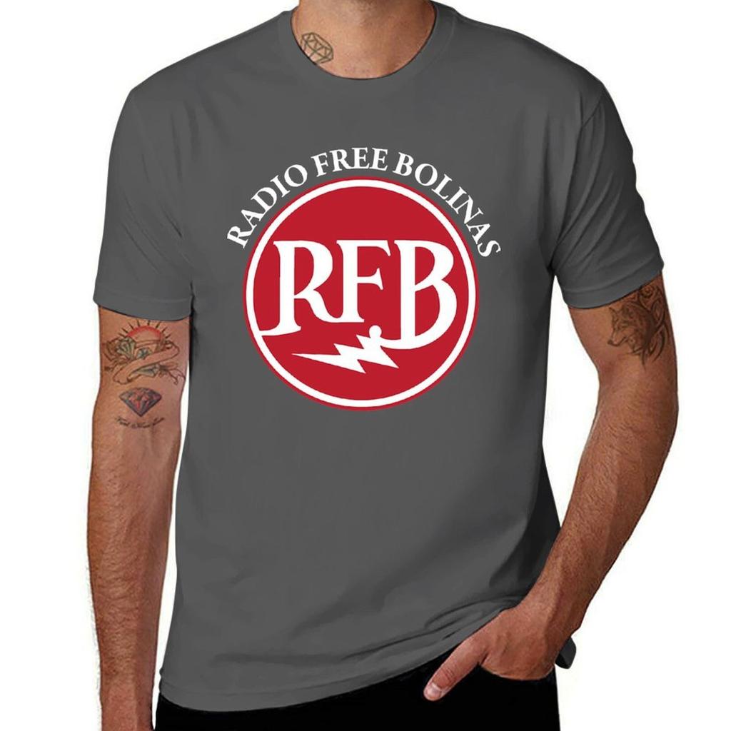 Radio Free Bolinas Rfb Tshirt Basic Solid Tee For Daily Use Tshirt