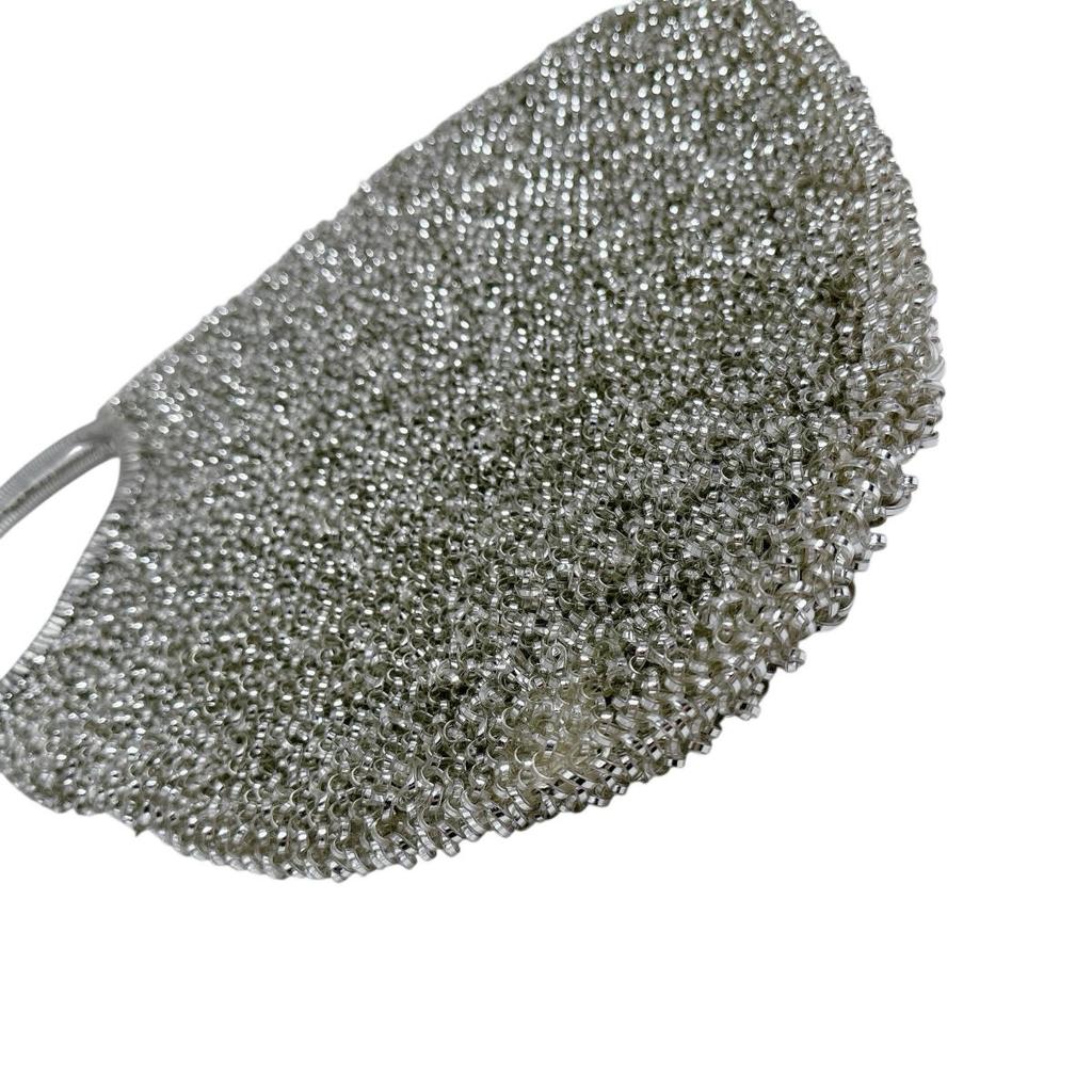 Anteprima Party Wedding Handbag Wire Silver Women Used