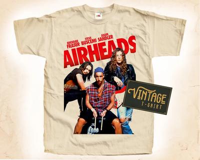 Airheads V2 T SHIRT Movie Poster Vintage Natural Tee Sizes S To 5XL