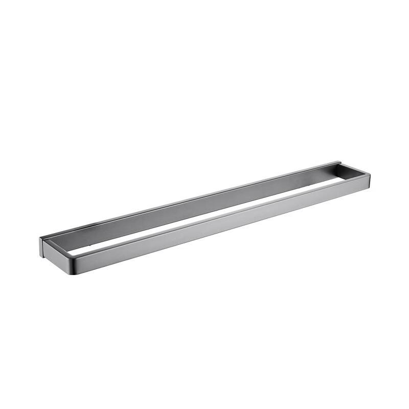 OIMG Grey Double Towel Bar with Shelf