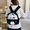 Large Capacity Cartoon Little Bear Backpack Adjustable Straps Animal Shoulder Bag  Lady