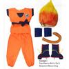 Kids Anime Son Goku Cosplay Costumes Krillin Training Clothes Superhero Outfits with Super Saiyan Wig Comic Con Party Costume