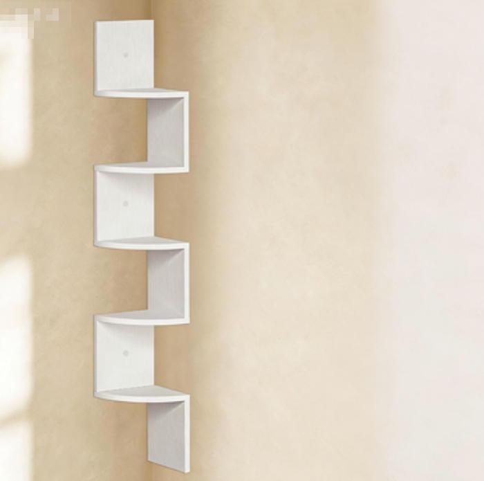 Multi-layer Wooden Storage Rack for Bathroom and Kitchen Walls