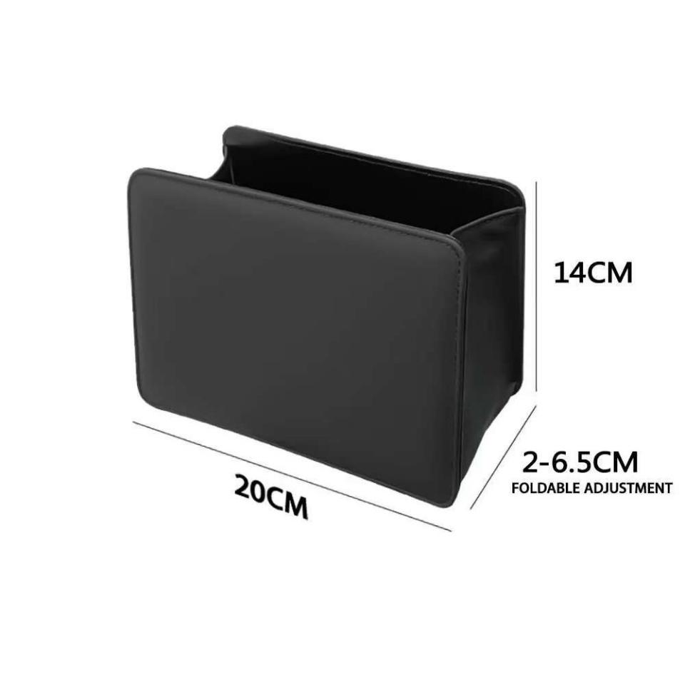 Car Trash Can Car Door Storage Box Foldable Seat Back Hanging Storage Bag Storage Box Car Interior Products