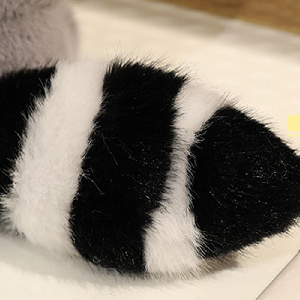Animals Raccoon Plush Toy Wrist Pad Animal Plush Doll Home Decor Sitting Animals Plush  Kids Toy