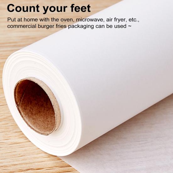 1 Box of Food-Grade Silicone Baking Paper Oil Absorbent Mess-Free Baking Solution Non-stick Kitchen Essential Baking Paper