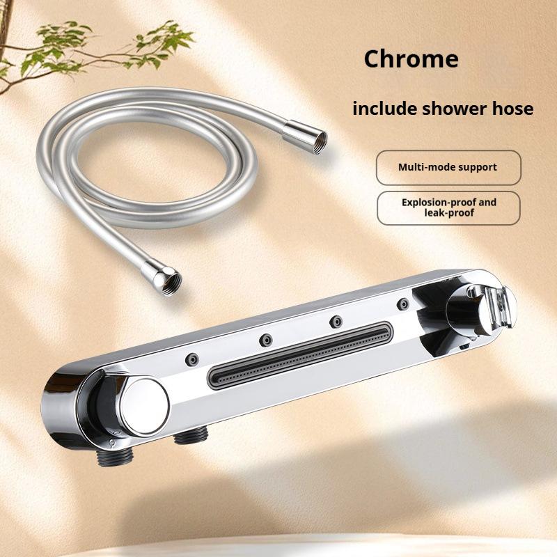 Bathroom Shower Head Massage Waist and Back Rinse Shower Head High Pressure Water Saving Anti Fall Bathroom Accessories