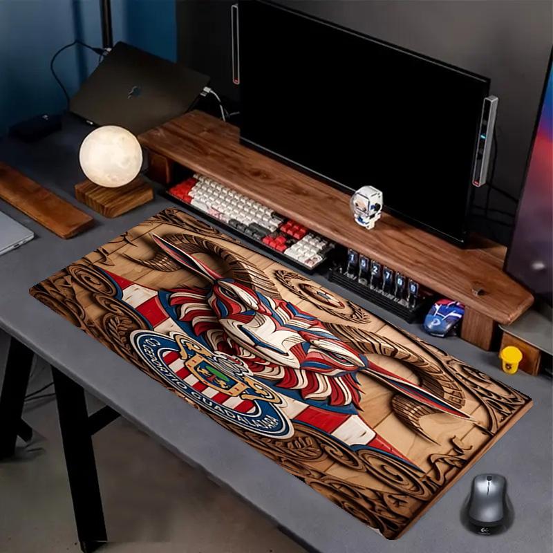 Club Deportivo Guadalajara Print Mouse Pad, Anti‑Slip Desktop keyboard Mat, for PC Laptop Gaming Working Daily Use, Cool Festival Surprise Gift