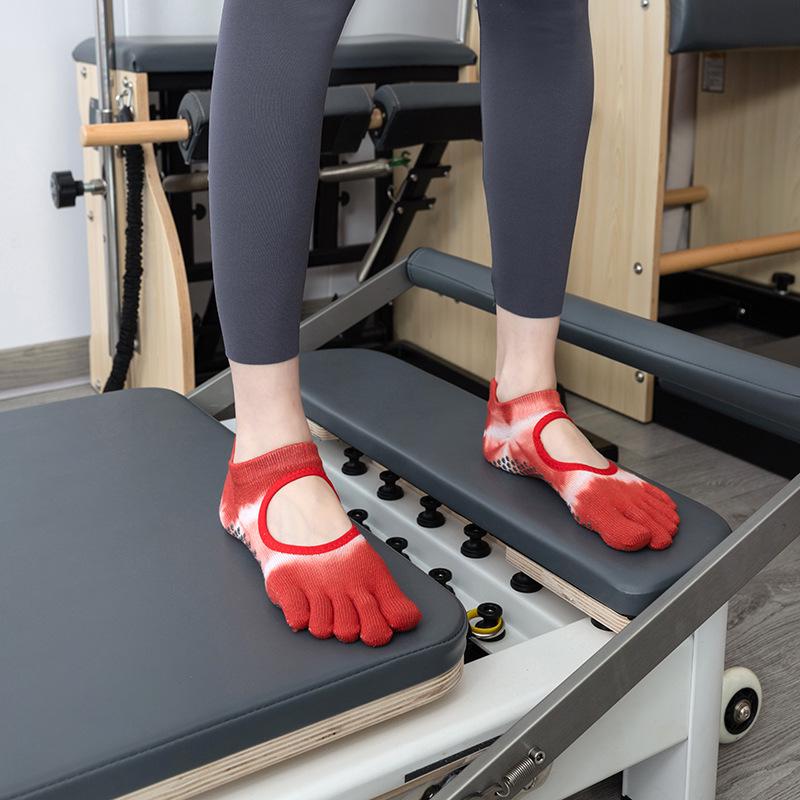 Șosete cu cinci degete ToeSox fără spate, antiderapante pentru yoga și pilates - Calitate pentru toate anotimpurile