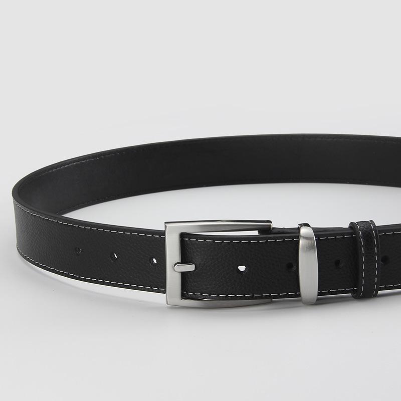 Microfiber Pin Buckle Belt for Men  Versatile Casual Cowhide Belt for Men  Belt for Men