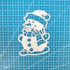 2pcs/set Christmas Snowman Metal Cutting Dies Stencil for DIY Scrapbooking Photo Album Embossing Paper Cards Crafts Diecuts
