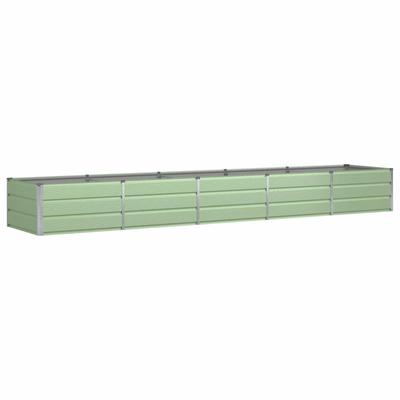 Planter Green 400 X 80 X 45 Cm Steel