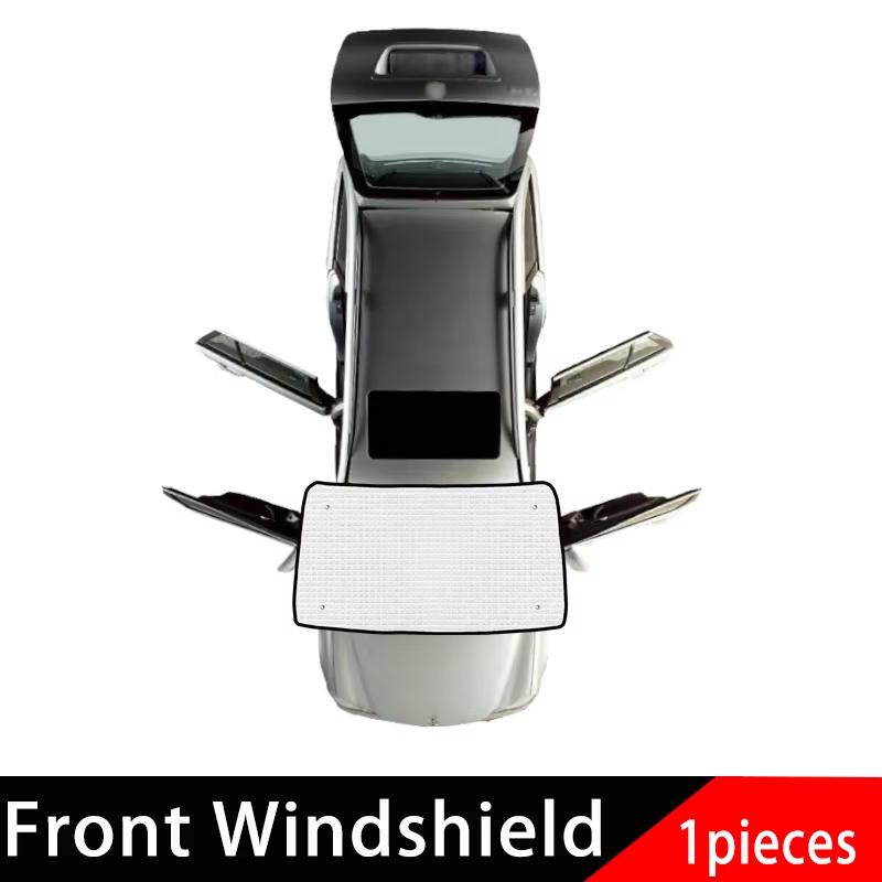 Pour Nissan NV200 Accessoires Evalia 2010~2016 Pare-soleil de voiture Anti-soleil Pare-soleil Isolation thermique Pare-brise Anti-UV Accessoires