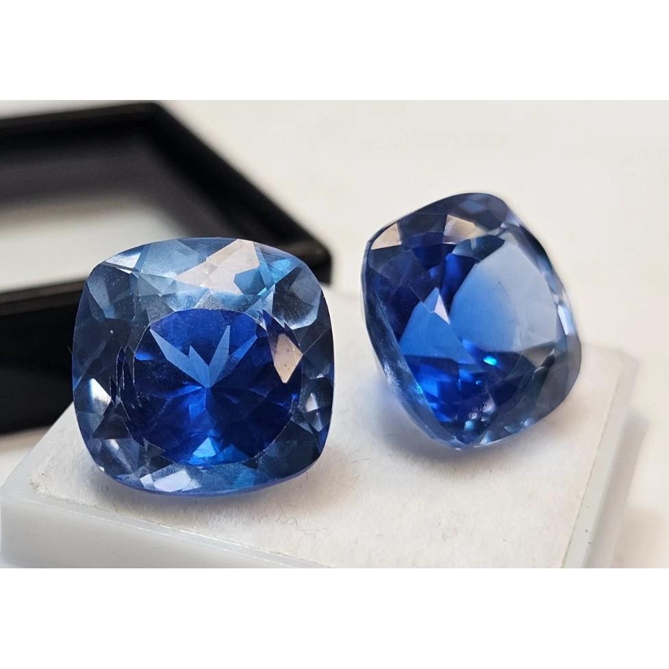 Natural Pitambari Sapphire 20+ Ct Cushion Cut Certified Fabulous Loose Gemstone