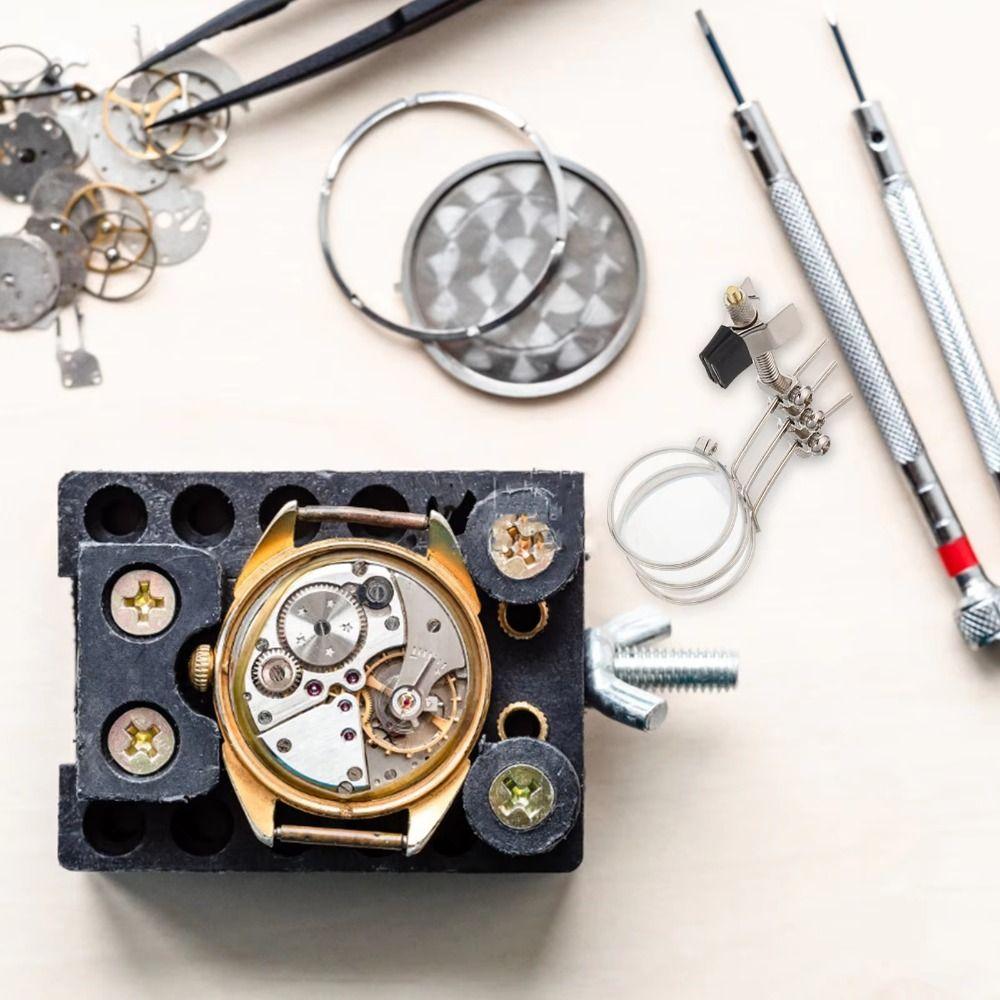 Clip-On Magnifying Glass Hands-Free Eyeglass Frame Magnifier Lens  Jewelry Crafting