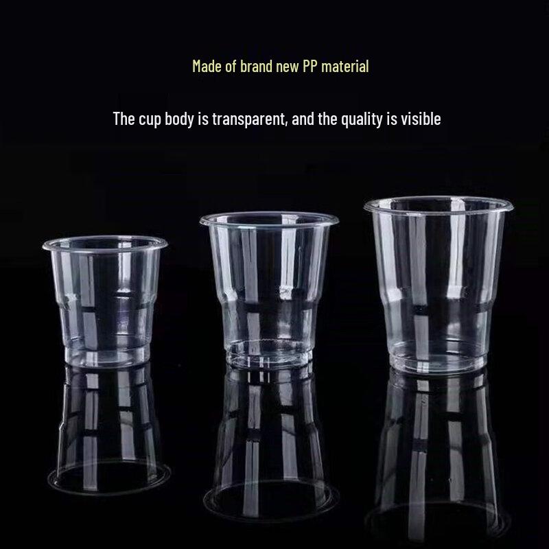 Star Transparent Thickened Disposable Plastic Cups