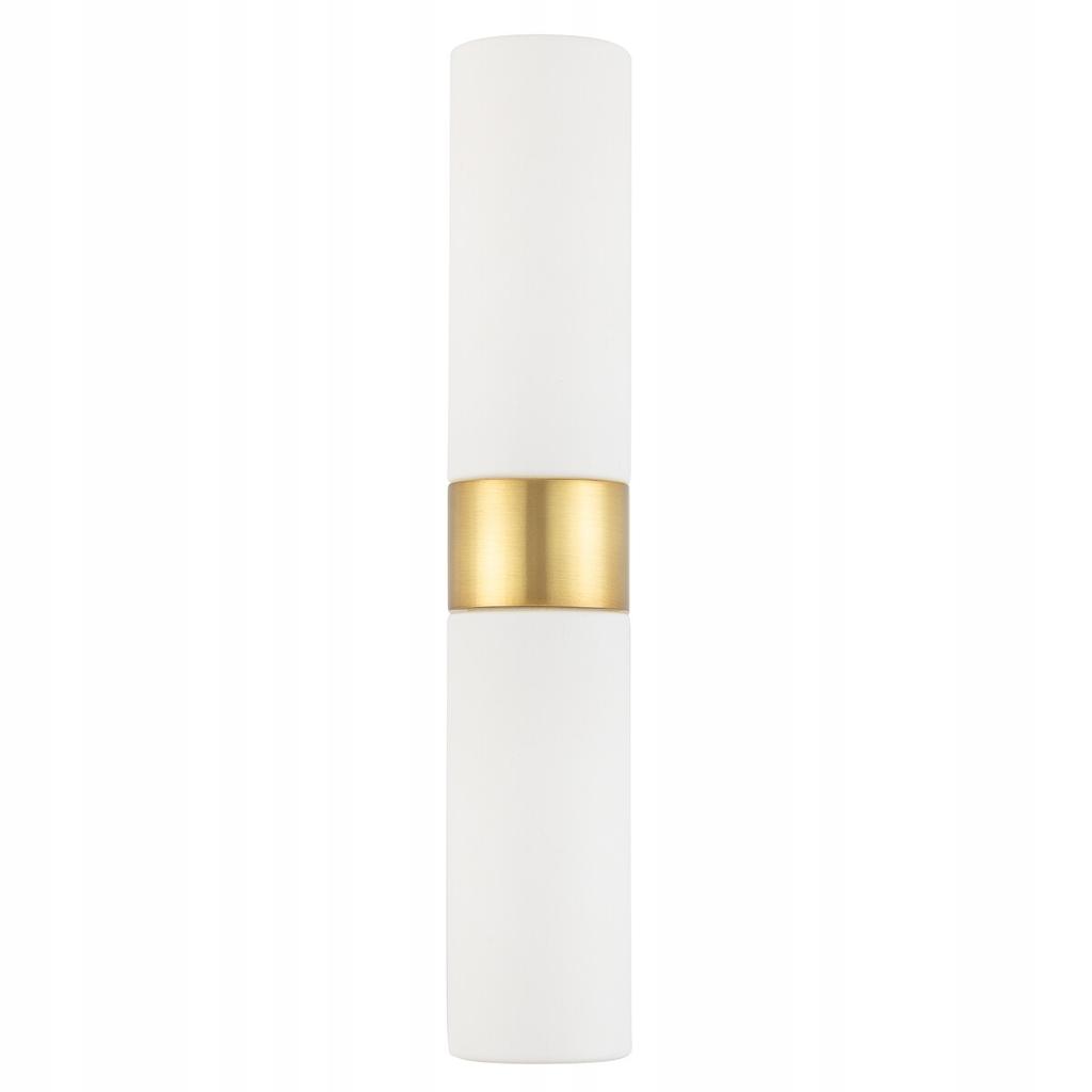 Nowodvorski Natalie II G9 Gold White Glass Bathroom Wall Lamp IP44