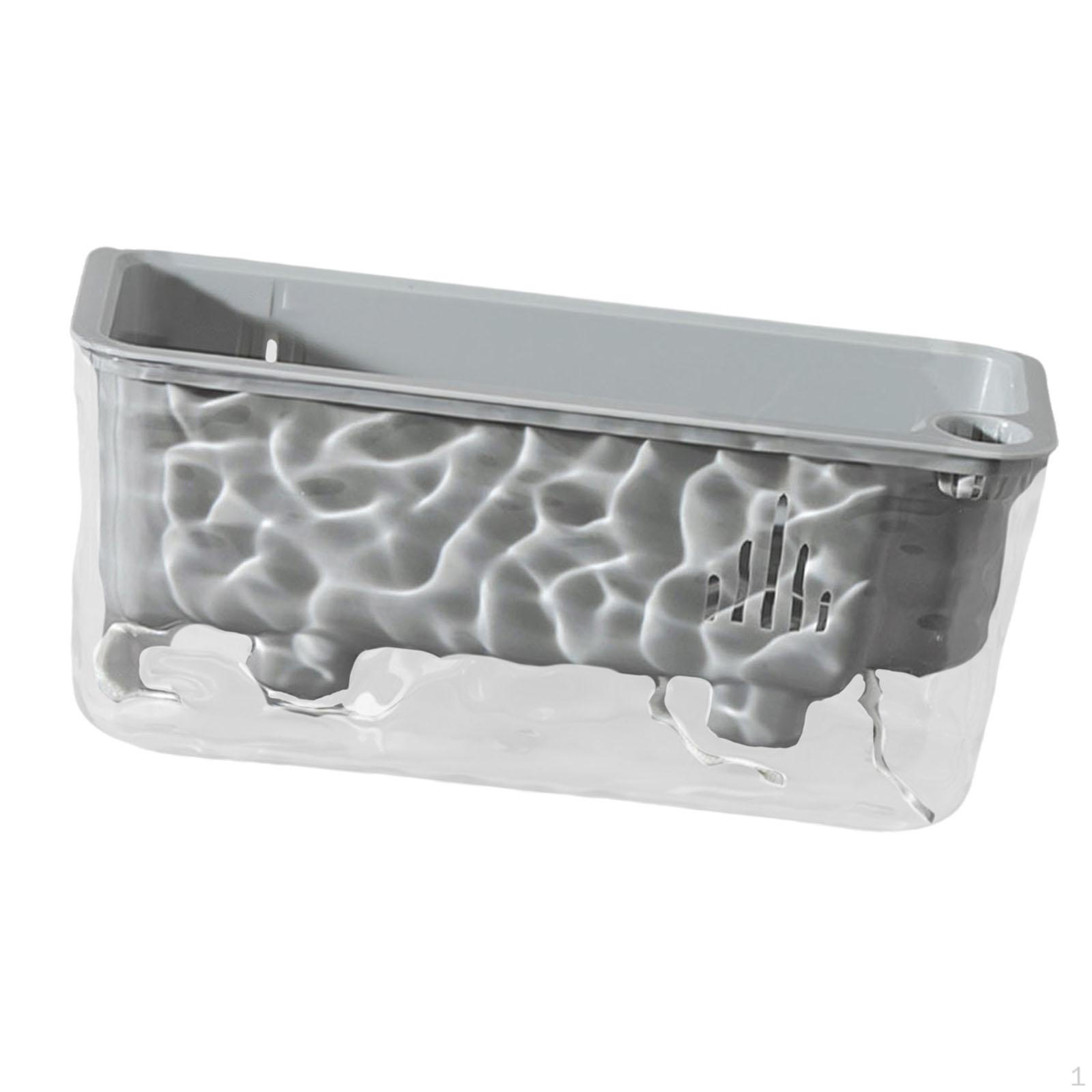 

Rectangle Self Watering Planter Garden Window Clear Vegetables Grow Container Flower Pot for сірий колір