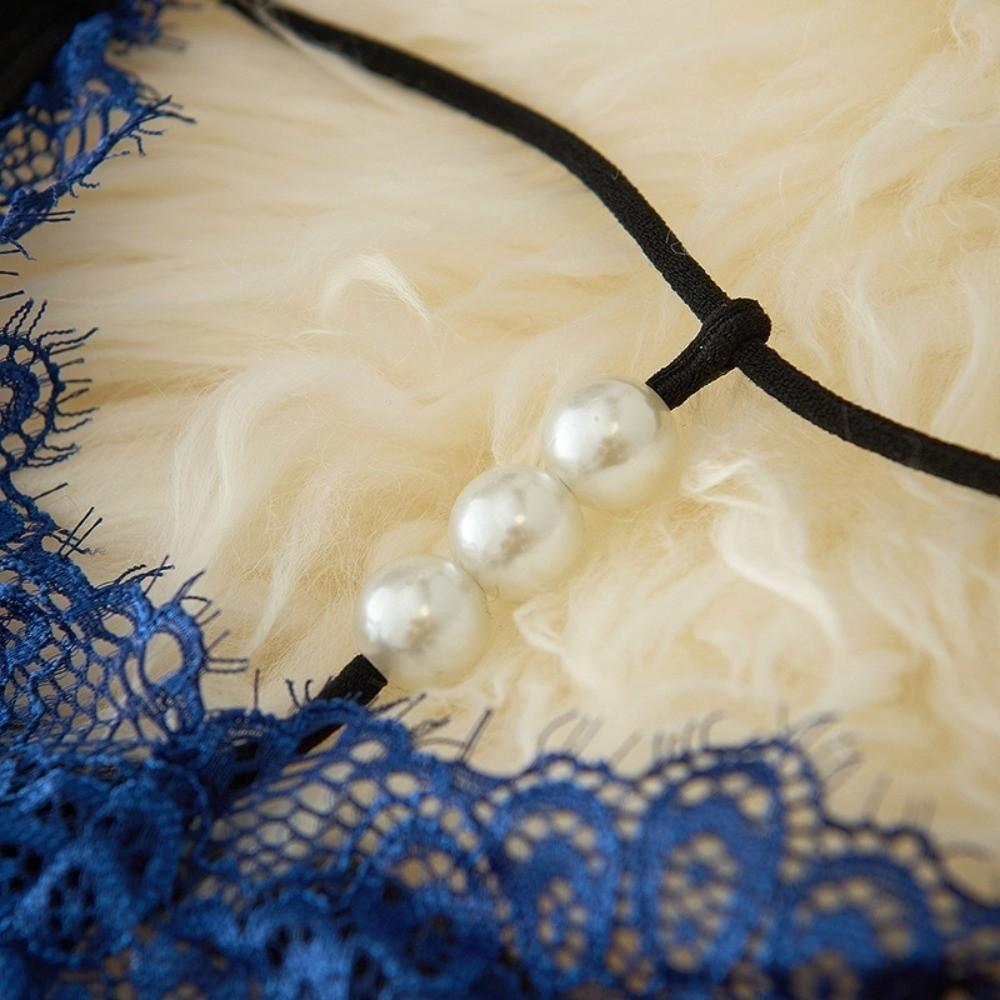 Male Lingerie Lace Triangle Panties Low Waist Lace Thong Date Night Men's Underwear Men