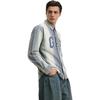 GAP Cotton Logo Embroidered Striped Loose Fit Polo Shirt Unisex shirts 854176