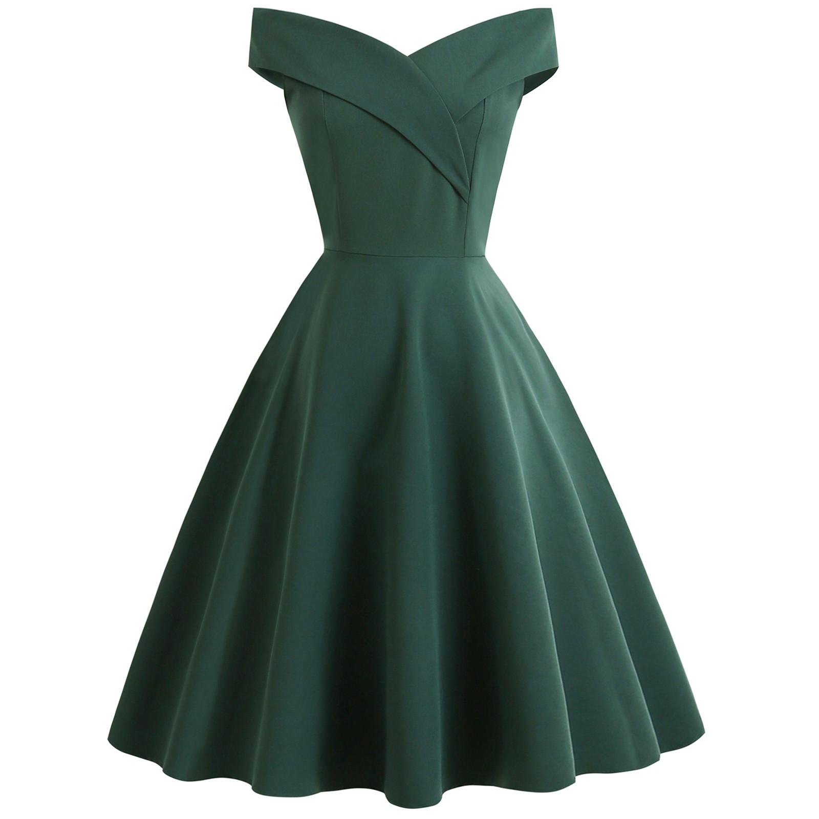 Женское модное винтажное одноплечевое цветное коктейльное платье M