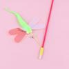 Cat Teaser Stick Sequins Big Eyes Dragonfly Cat Toy Interactive Teaser Stick