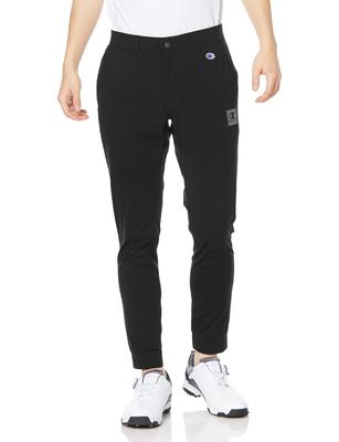 Champion Golf Water One Point Long S Herrenhose, Stretch, Wasserabweisend, Logo, Hose, C3-XG204, Schwarz,